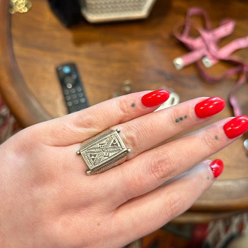Super cool sterling silver artisan-made ring